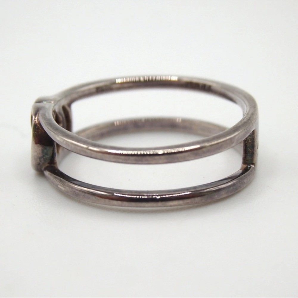 Authentic Gucci Interlocking G Ring Ag925 [Used] - image 3